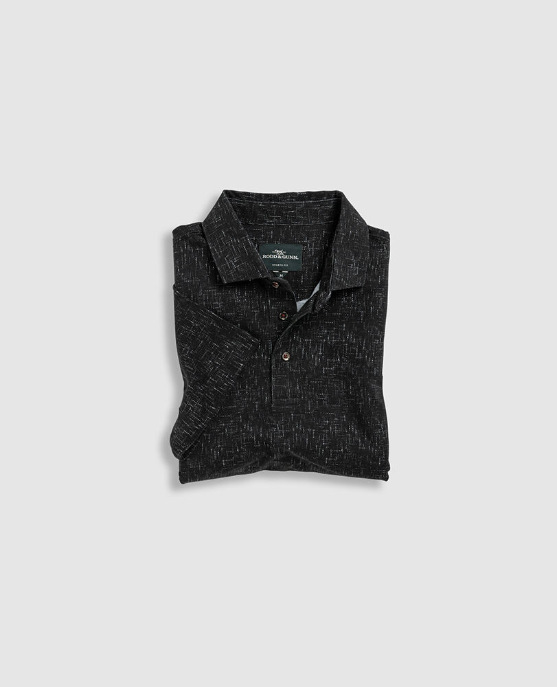 Fitzroy Bay Polo, ASPHALT, Flat Lay