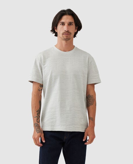 Leith Valley Sports Fit T-Shirt , STONE