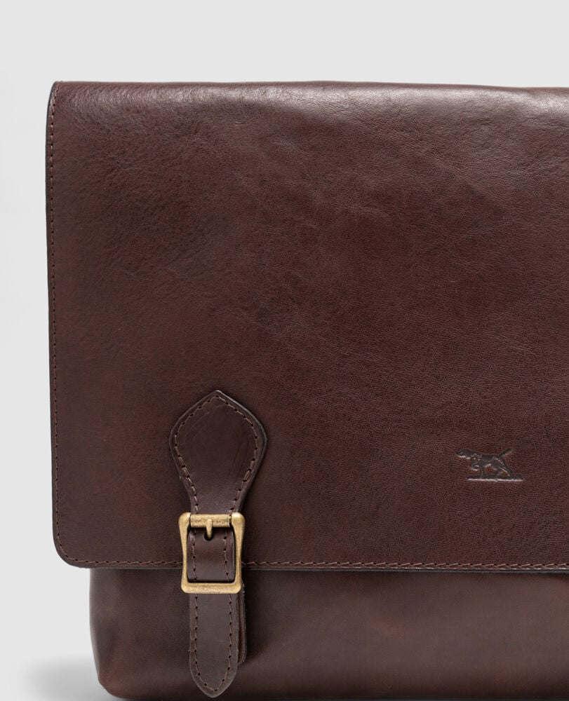 Woodstock Satchel, COCOA, Detail 3