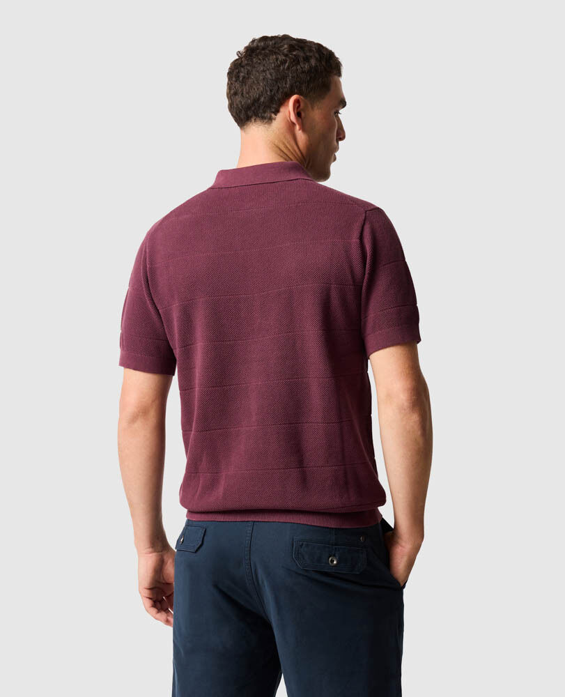 Masons Flat Knit, OXBLOOD, Back