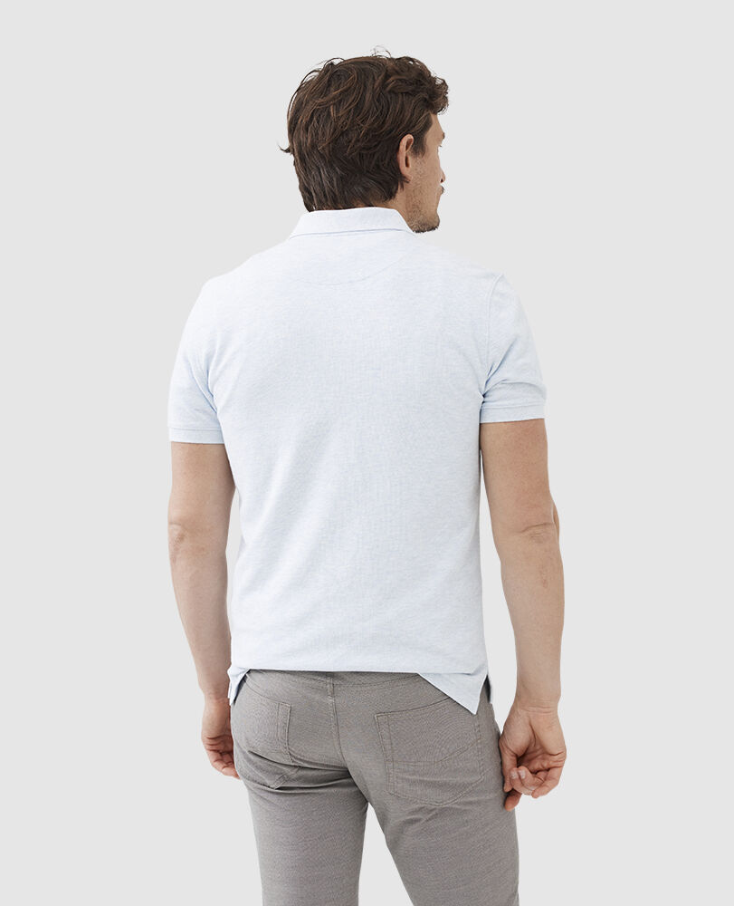 The Gunn Sports Fit Polo, MIST, Back