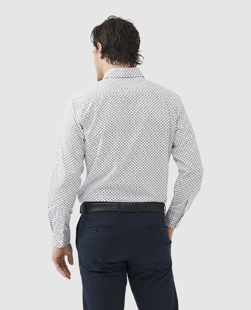 Chemise slim Lakeswood, SABLE NOIR, Back