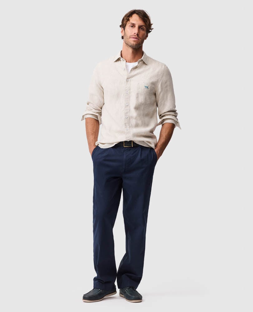 New Plymouth Relaxed Fit Pant, MIDNIGHT, Back