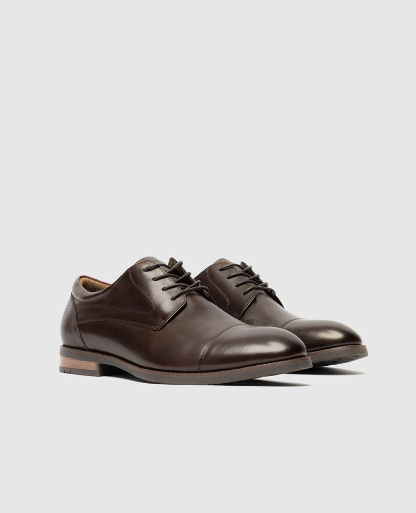 Loburn Derby Shoe, CHOCOLATE