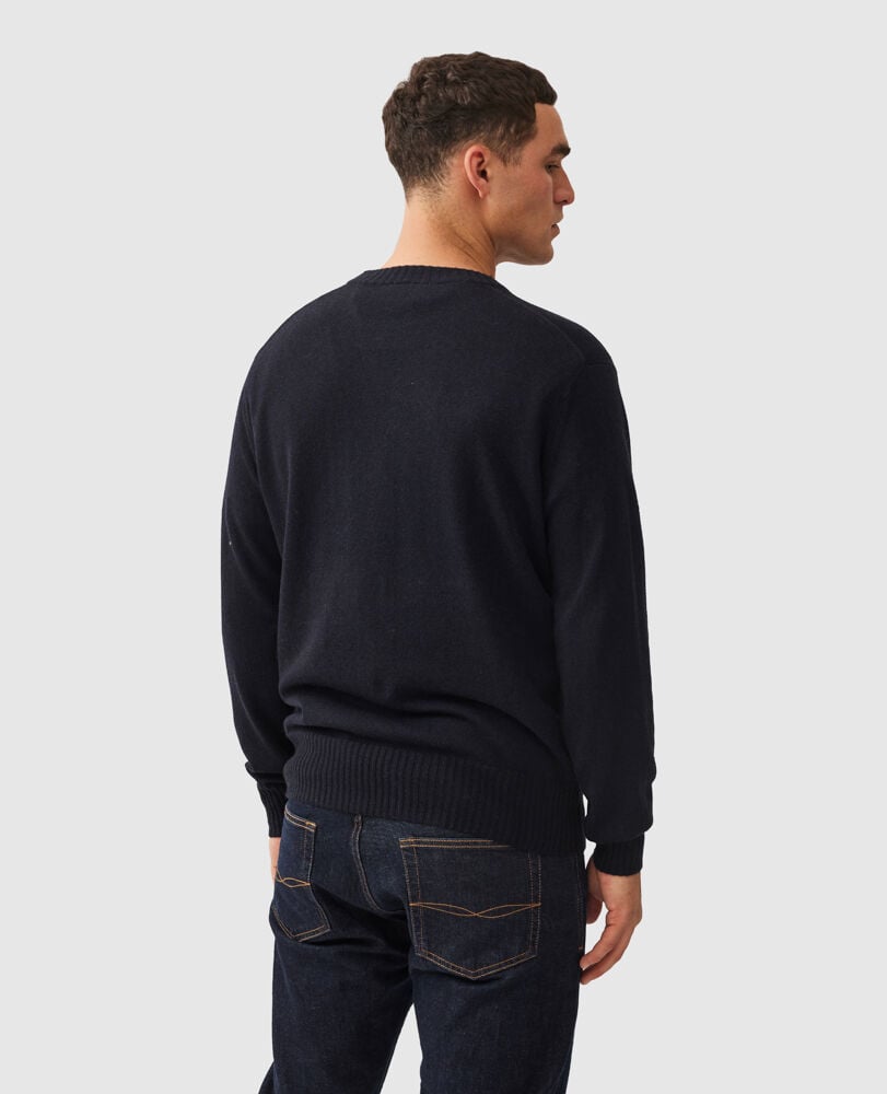 Christchurch Knit, MIDNIGHT, Back