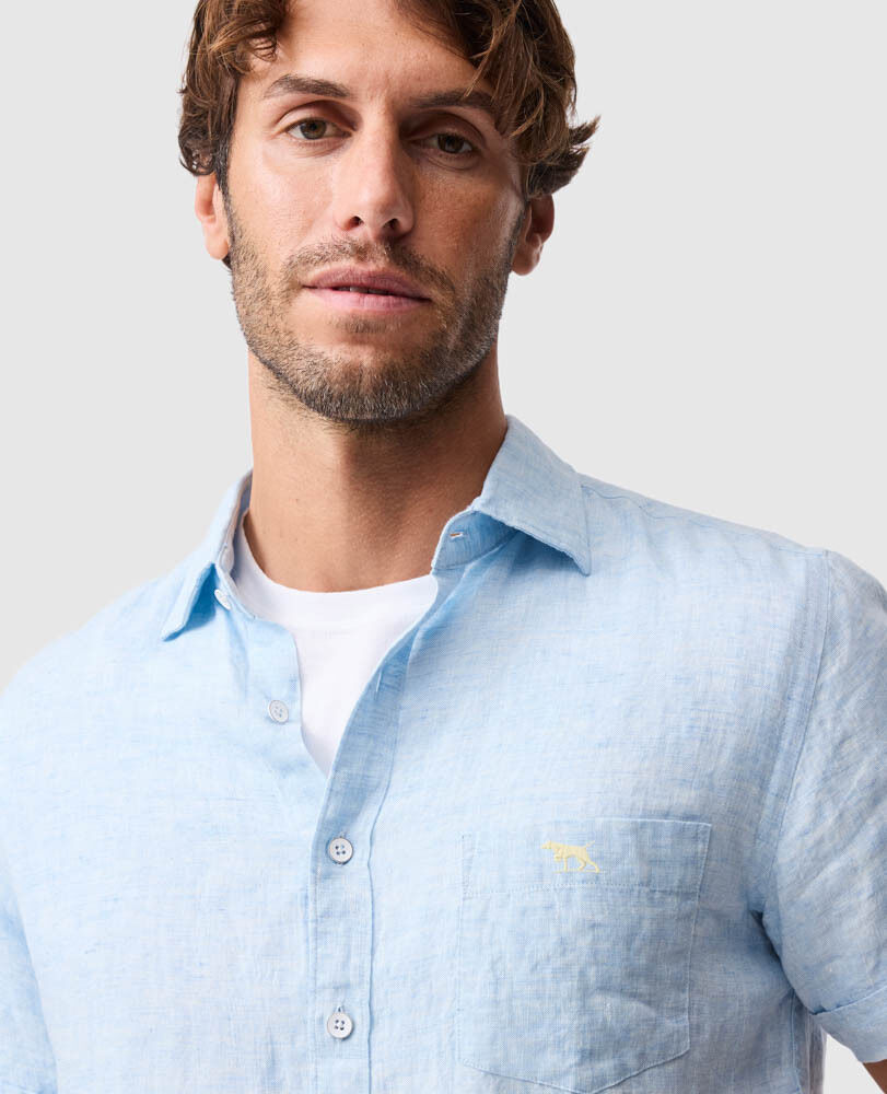 Cathedral Cove Sports Fit Shirt, SKY, Detail 3