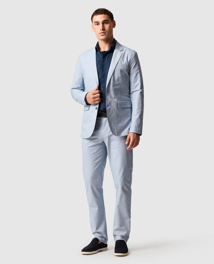 Pantalon chino droit Gunn, CR&Eacute;PUSCULE, Off Front