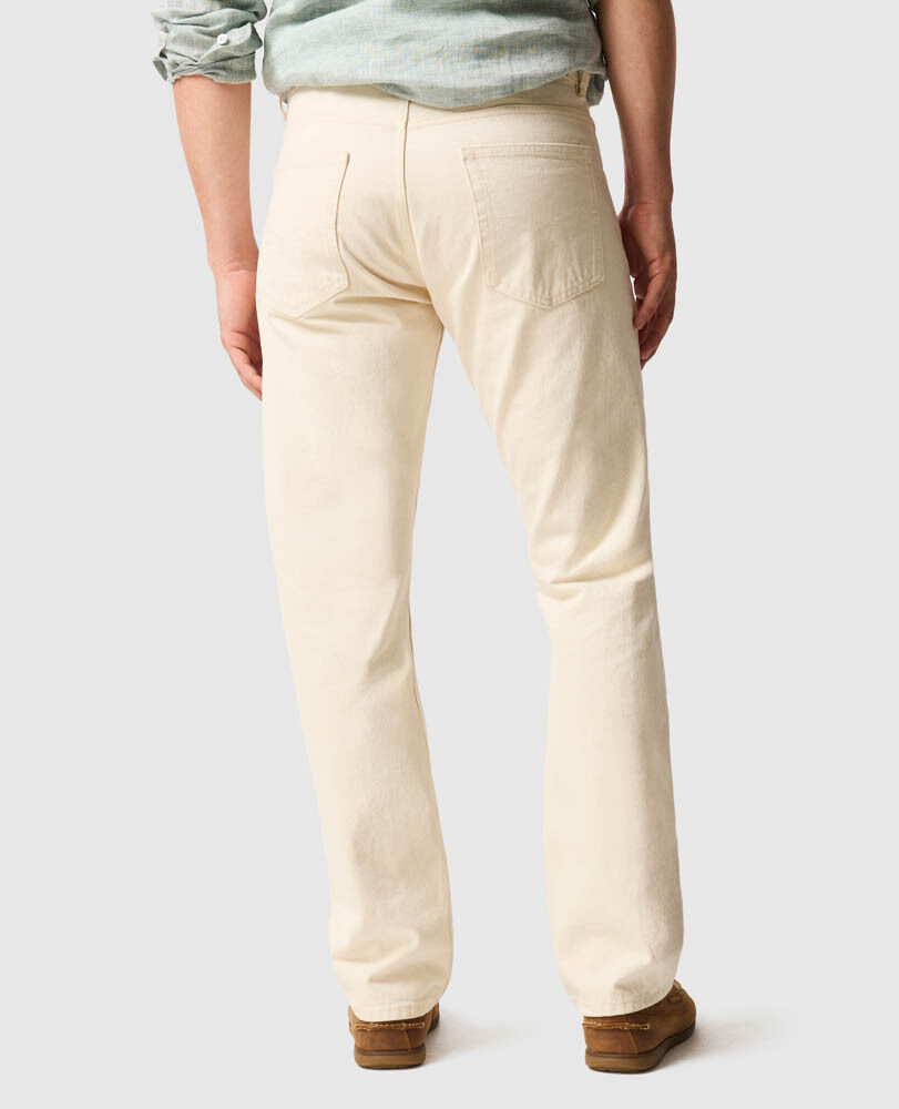 Ventry Relaxed Fit Jean, ECRU, Back