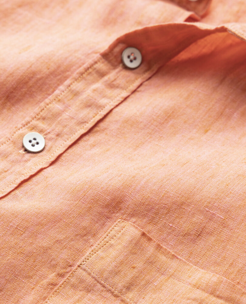 Chemise slim en lin Coromandel, BACON, Detail 2