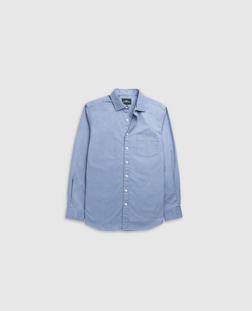 Mavis Lake Sports Fit Shirt, SKY, Flat Lay