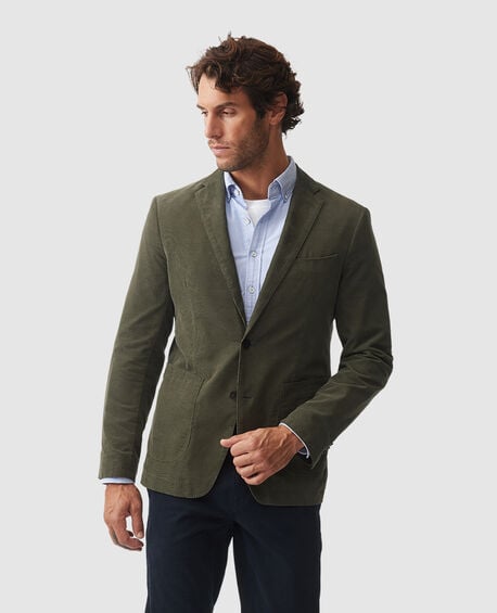 Saint Bathans Sports Fit Jacket, MOSS