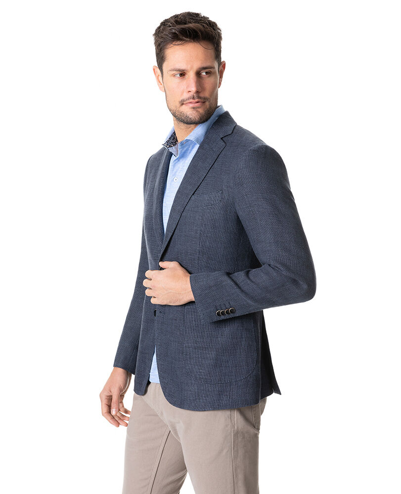 Blumine Jacket, BLUESTONE, Back