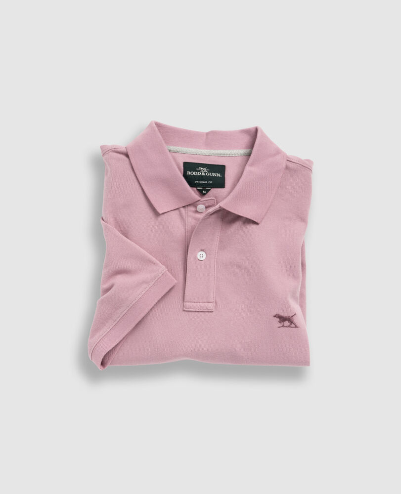The Gunn Original Fit Polo &middot; Quartz ME, QUARTZ, Flat Lay