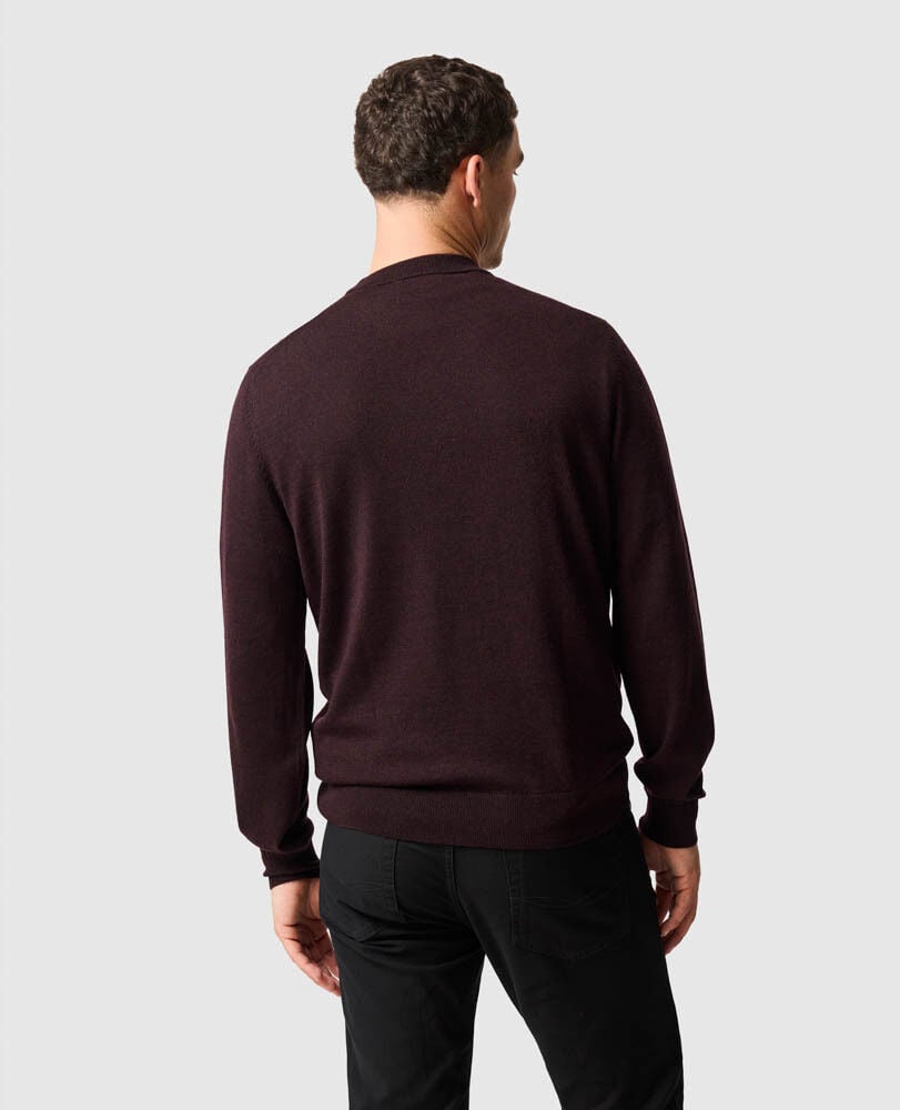 York Bay Knit, BLACK FIG, Back