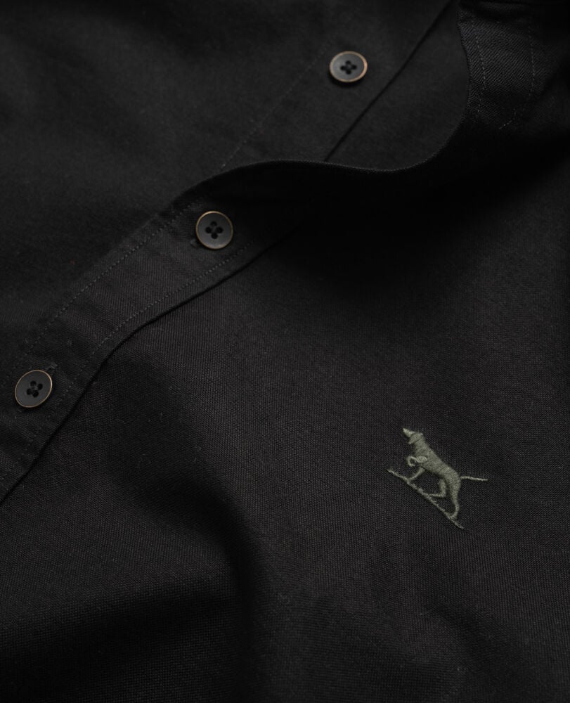 Gunn Oxford Pd Sports Fit Shirt, ONYX, Detail 2