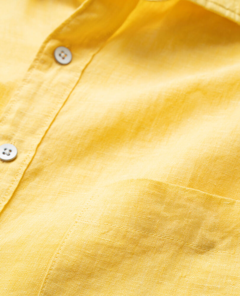 Chemise slim en lin Coromandel, SOLEIL, Detail 2