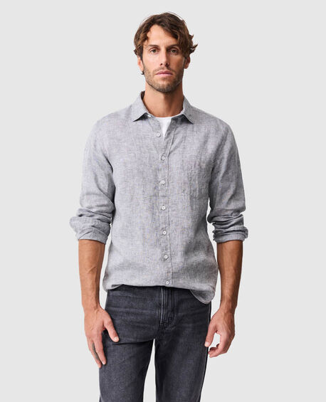 Coromandel Sports Fit Shirt, SMOKE
