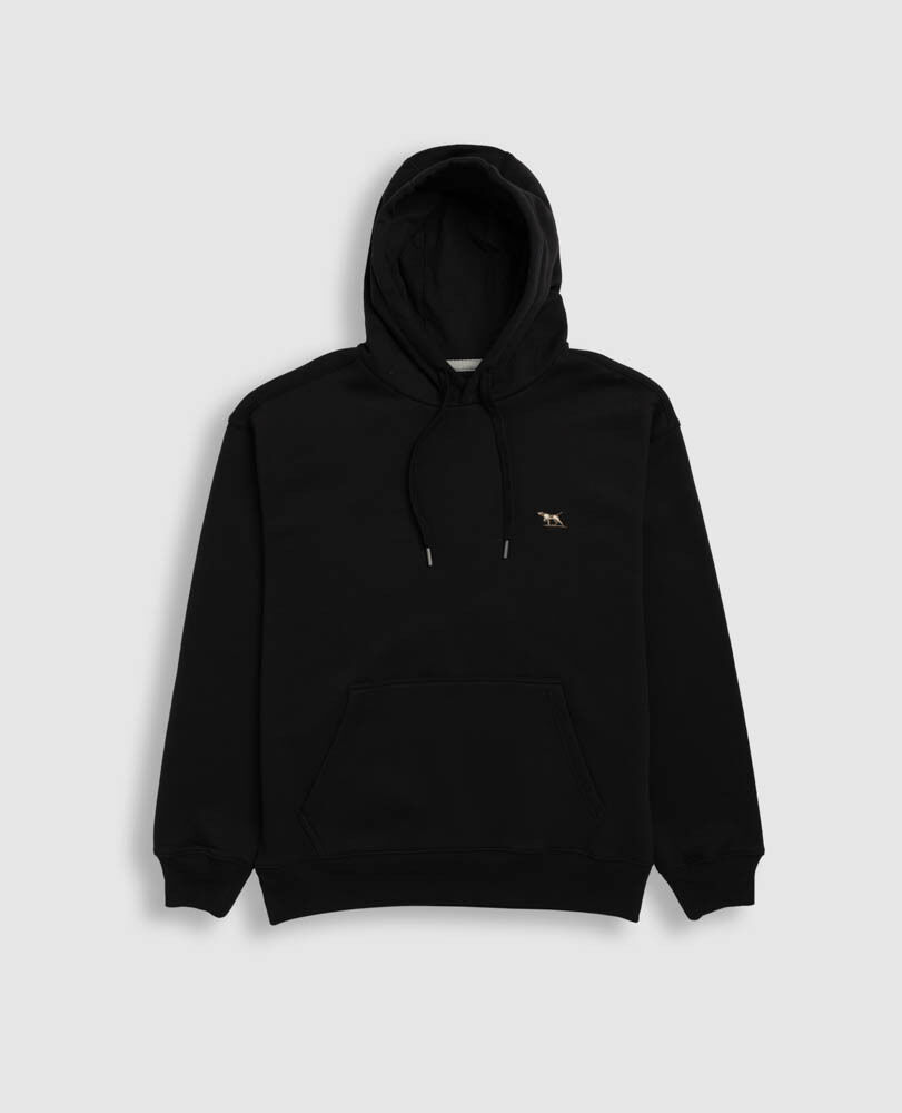 Otago Hoodie, NOIR, Flat Lay