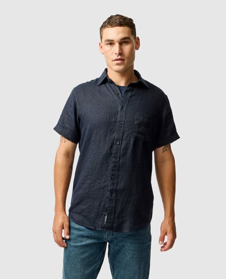 Palm Beach Sports Fit Shirt, MIDNIGHT
