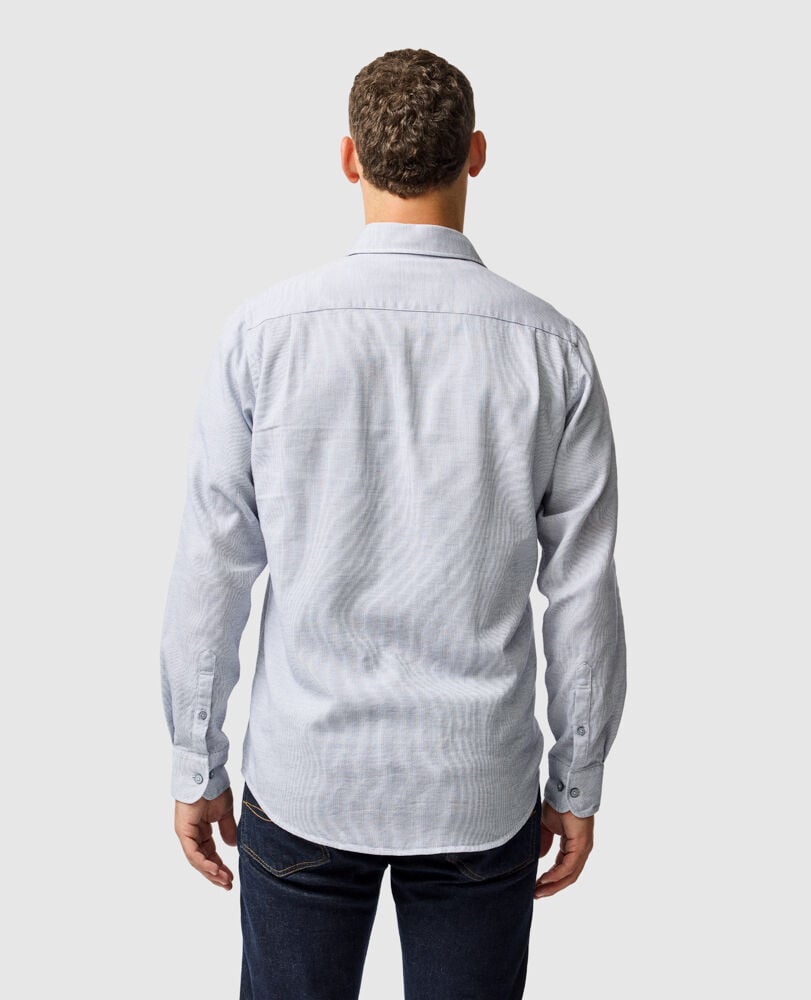 Airtex Sports Fit Shirt, INK, Flat Lay