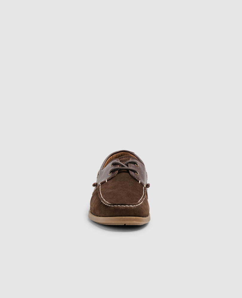 Gordons Bay Boat Shoe, DARK CHOCOLATE, Detail 2