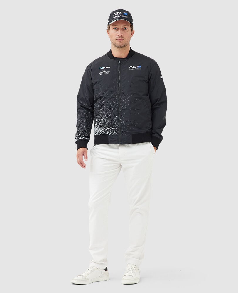 Golden Bay Jacket, OBSIDIAN, Off Front