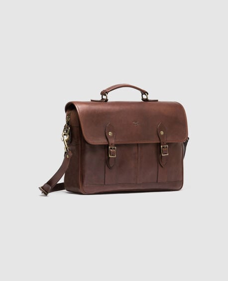 R&G Briefcase, CHOCOLATE