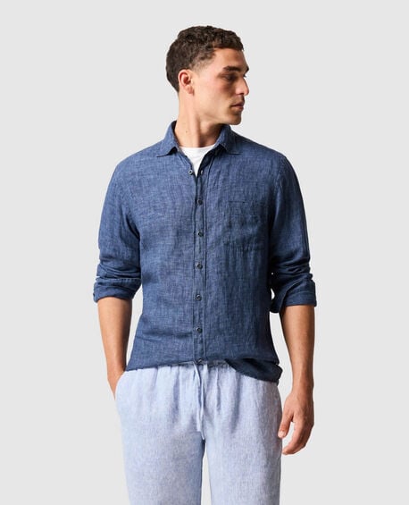 Coromandel Sports Fit Shirt, MARINE