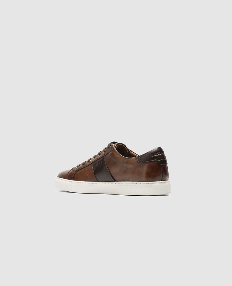 Endeavour Cruise Sneaker, COGNAC, Flat Lay
