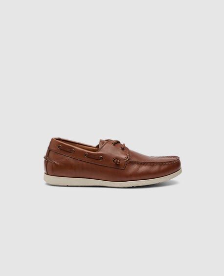 Gordons Bay Boat Shoe, COGNAC 2.0