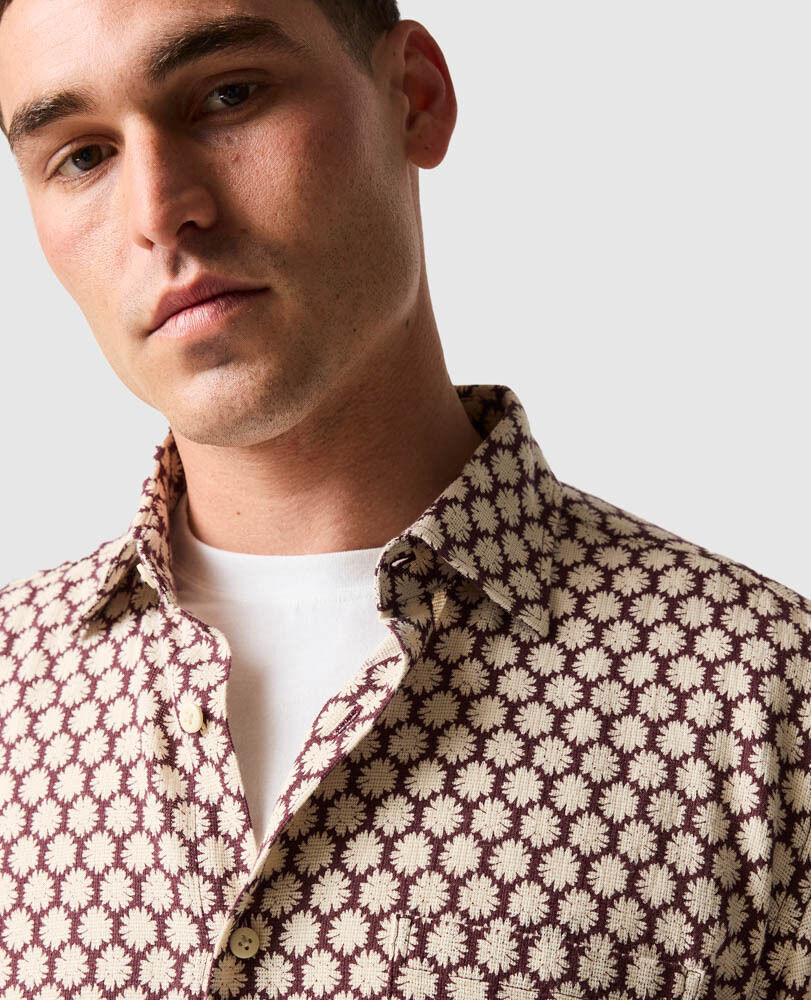 Nelson Creek Shirt, BURGUNDY, Detail 3