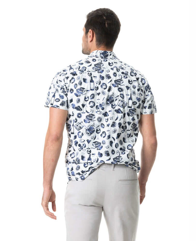 Killnichy Sports Fit Shirt, BONE, Flat Lay