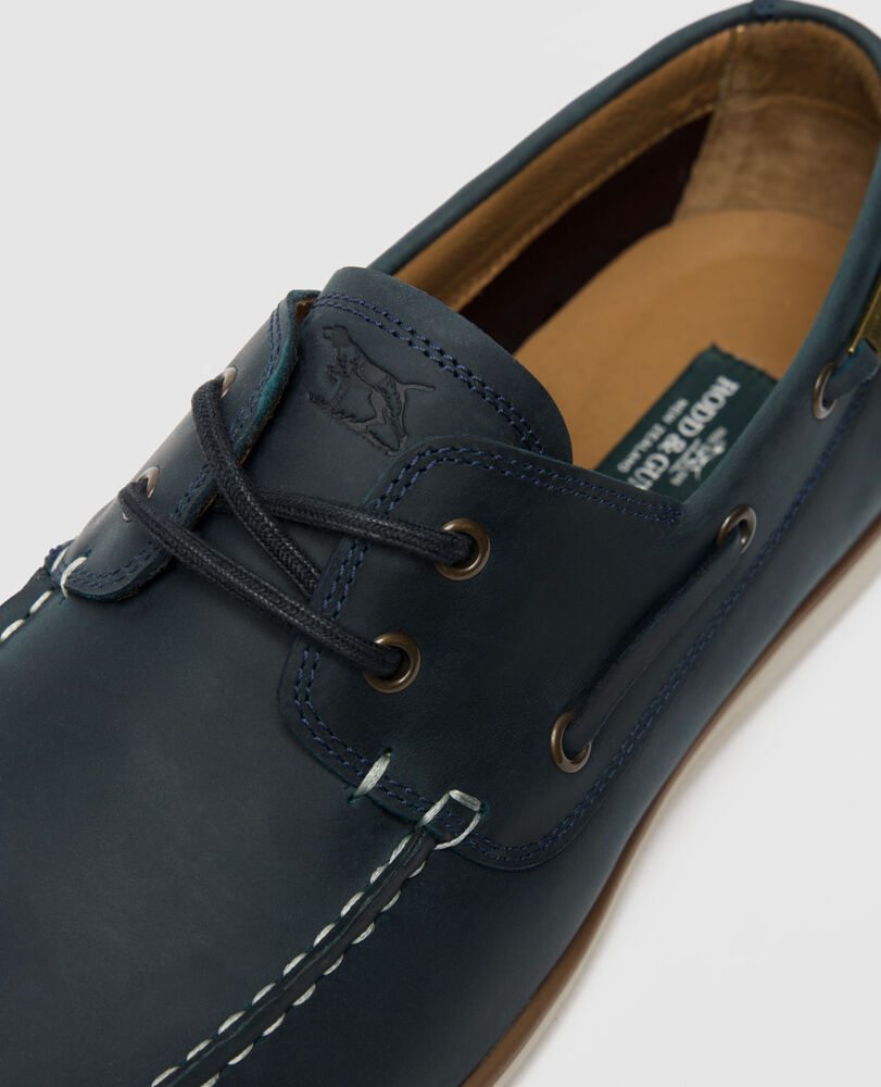 Boardwalk Boat Shoe, NAVY, Detail 3