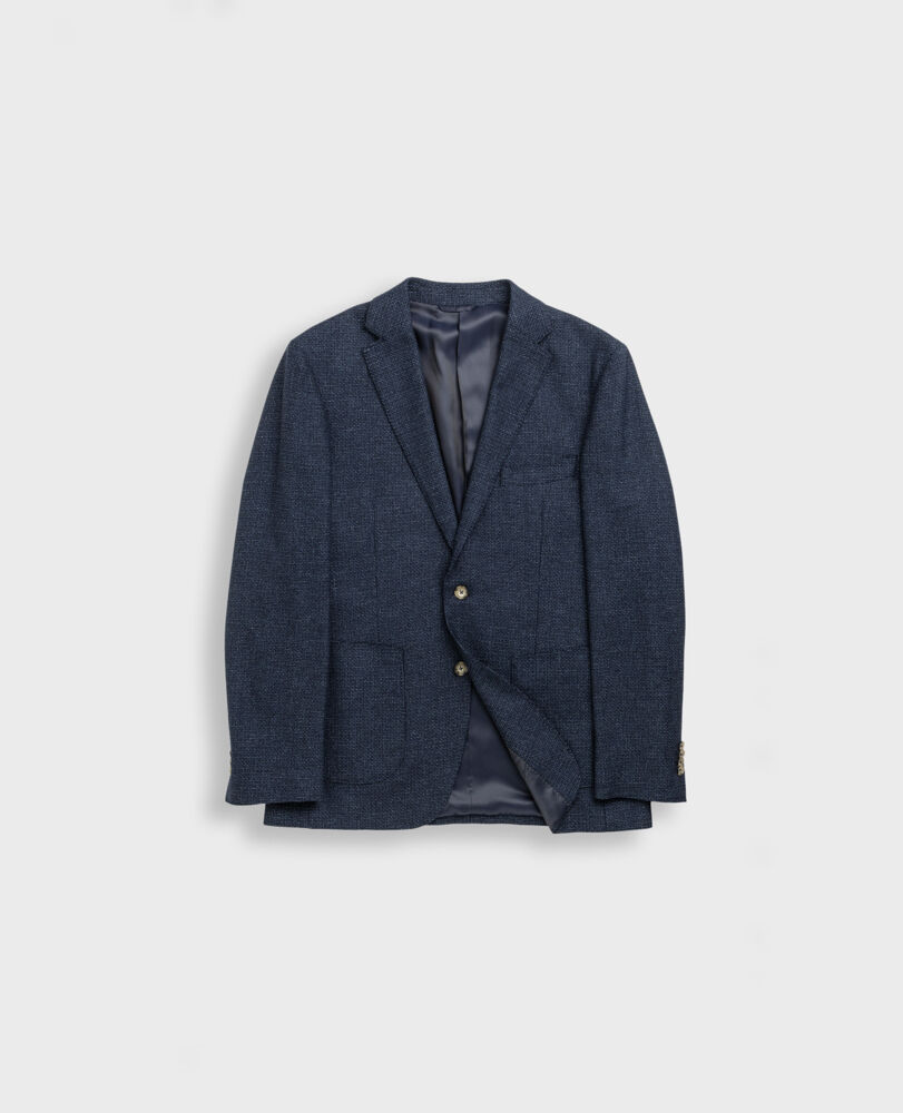 Thorton Jacke in sportlicher Passform, MITTERNACHT, Flat Lay