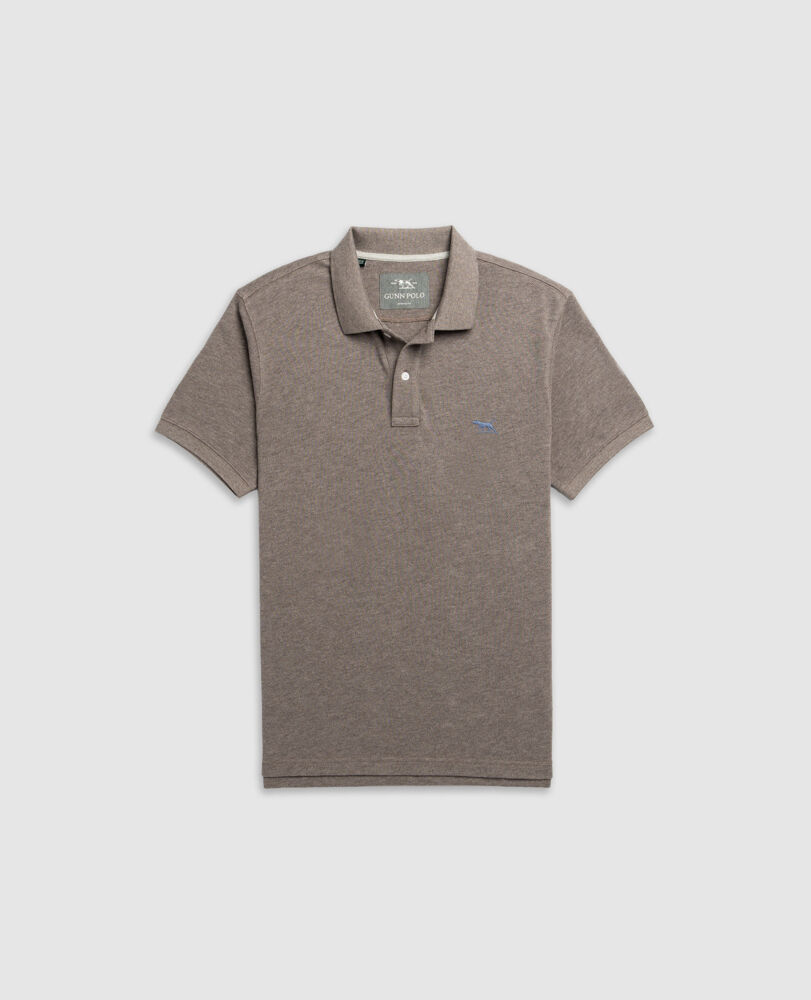 The Gunn Polo, MOCHA, Flat Lay