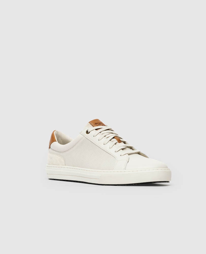 Transit Sneaker, CHALK, Off Front