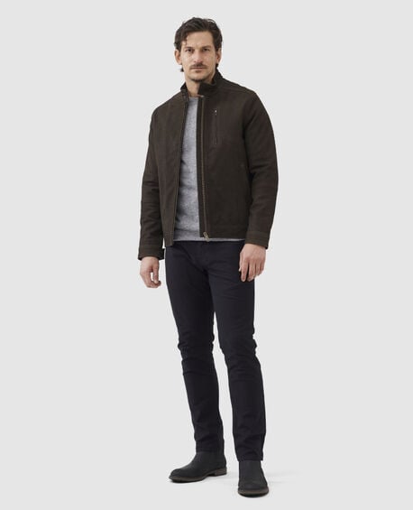 Portobello Leather Jacket, CAROB