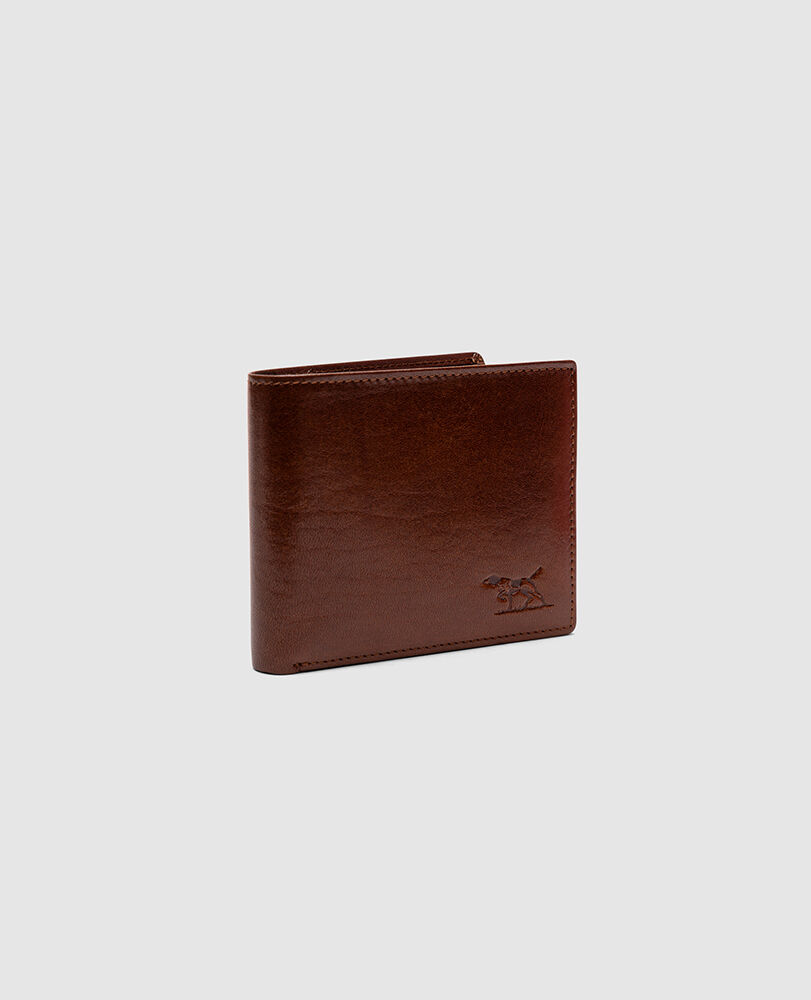 Wakefield Bi-Fold Wallet, COGNAC, Off Front