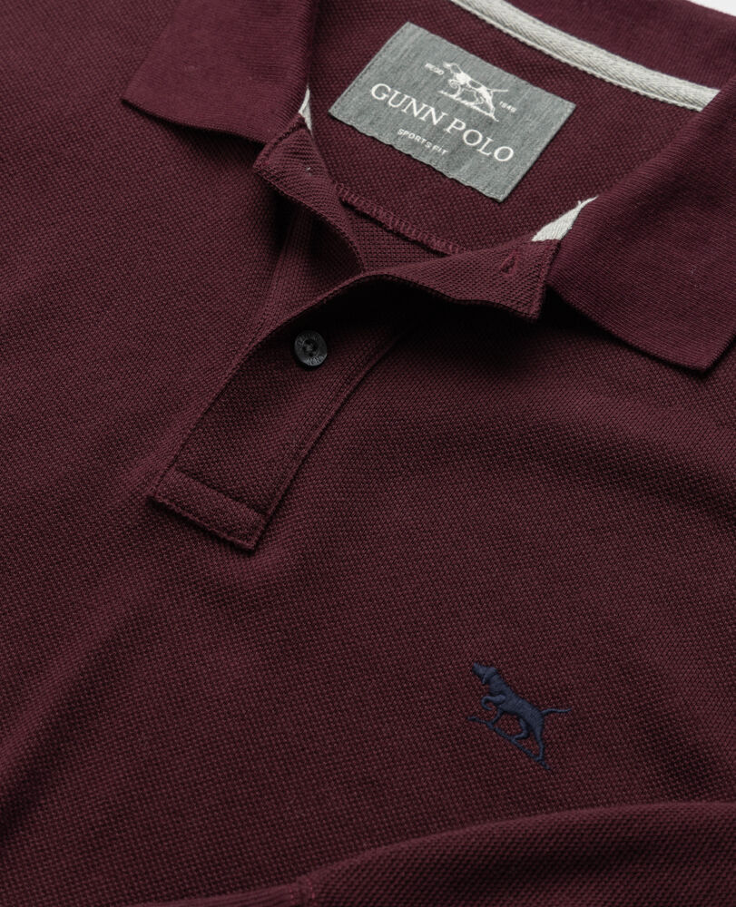 Langärmeliges Gunn Polo, SCHWARZE FEIGE, Detail 2