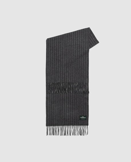 Strafford Terrace Scarf, CHARCOAL PIN STRIPE