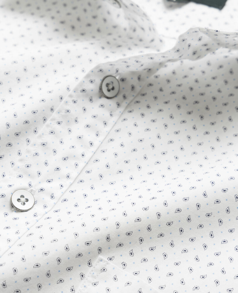 Lambton Sports Fit Shirt, SNOW, Detail 2