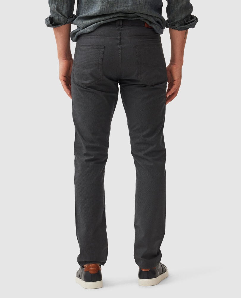 Gunn Straight Fit Jean, GRANITE, Back