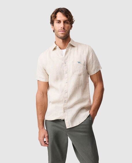 Cathedral Cove Sports Fit Shirt, OATMEAL