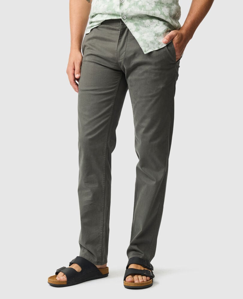Pantalon chino droit thomas road, THYM, Front