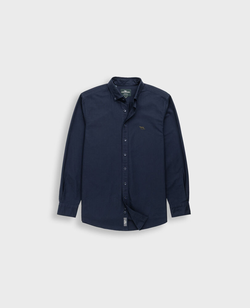 Gunn Oxford Sports Fit Shirt, ECLIPSE, Flat Lay