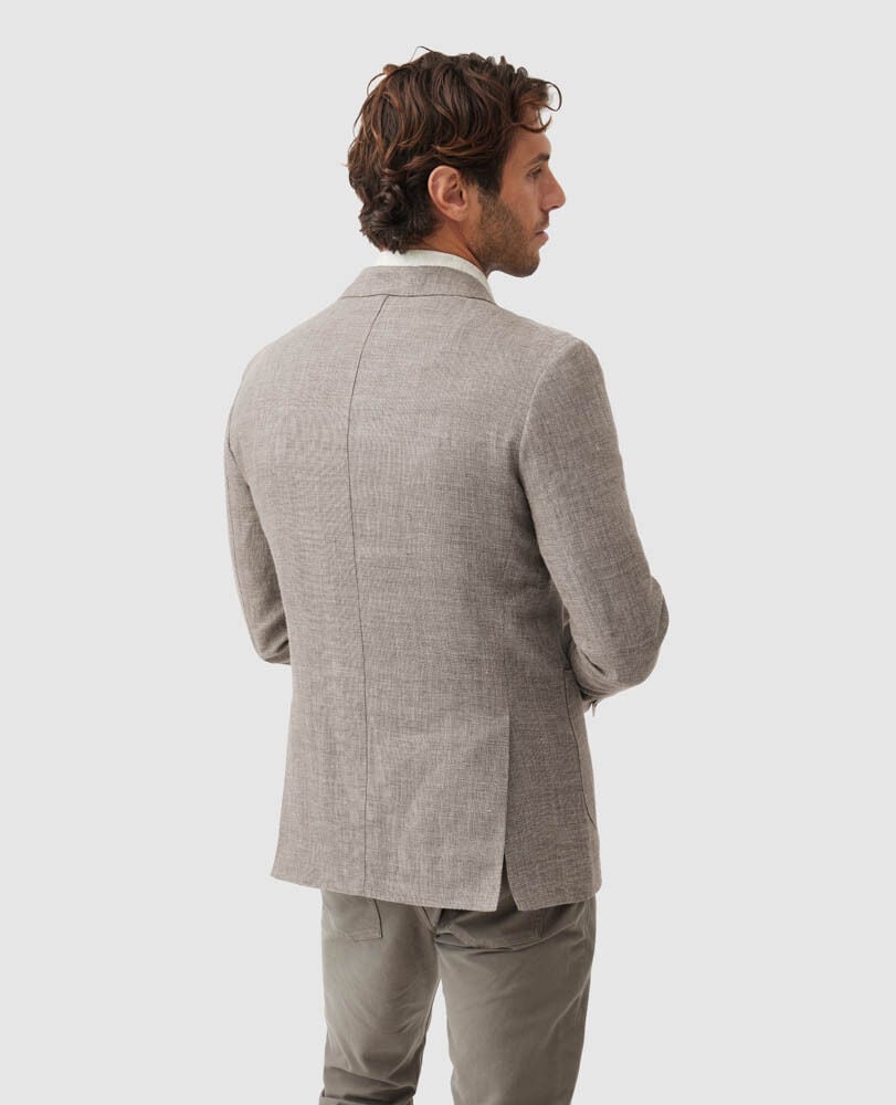 The Cascades Sports Fit Jacket, MINK, Back