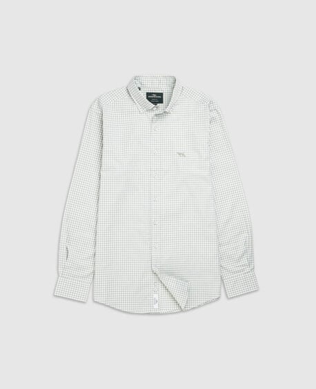 Gunn Check Oxford Sports Fit Shirt, DUSTY SAGE