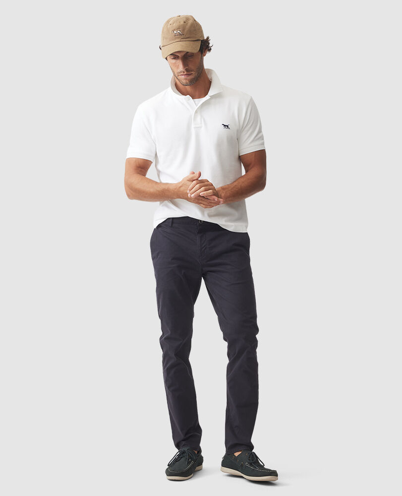 Gunn Slim Fit Chino, MIDNIGHT, Off Front