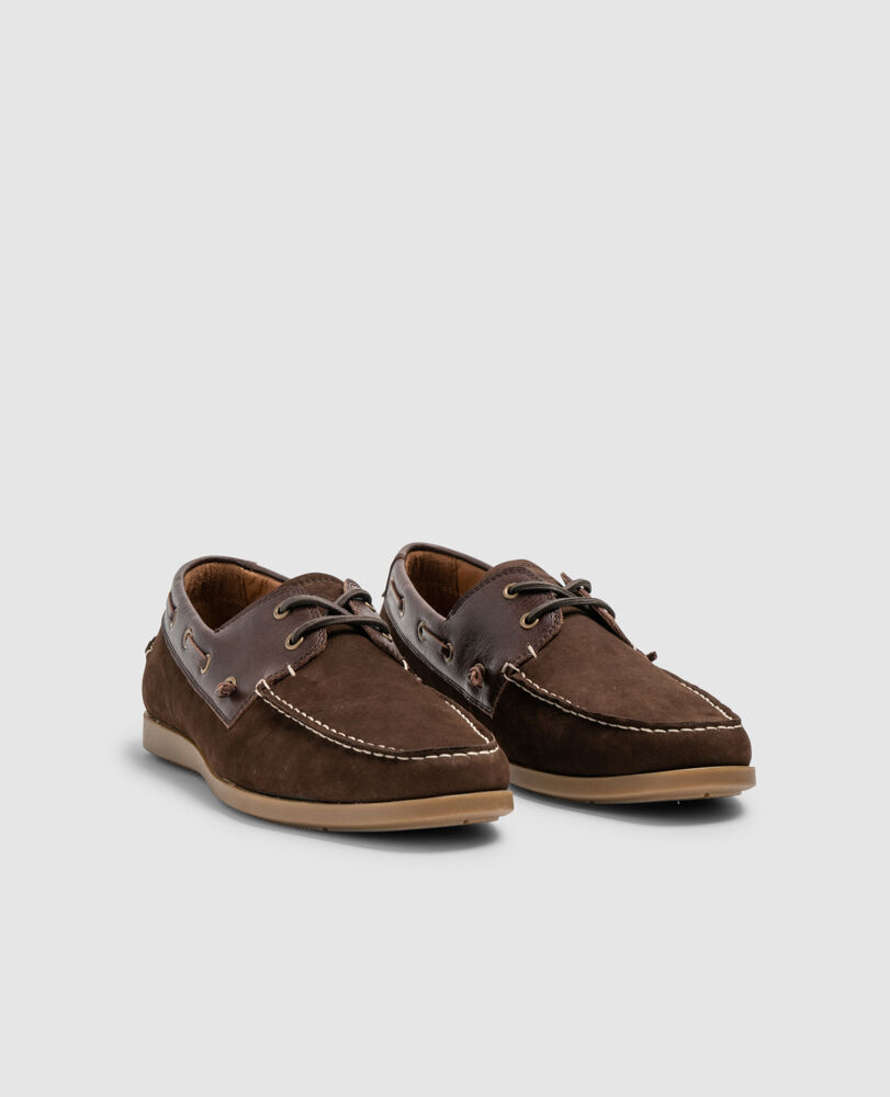 Gordons Bay Boat Shoe, DARK CHOCOLATE