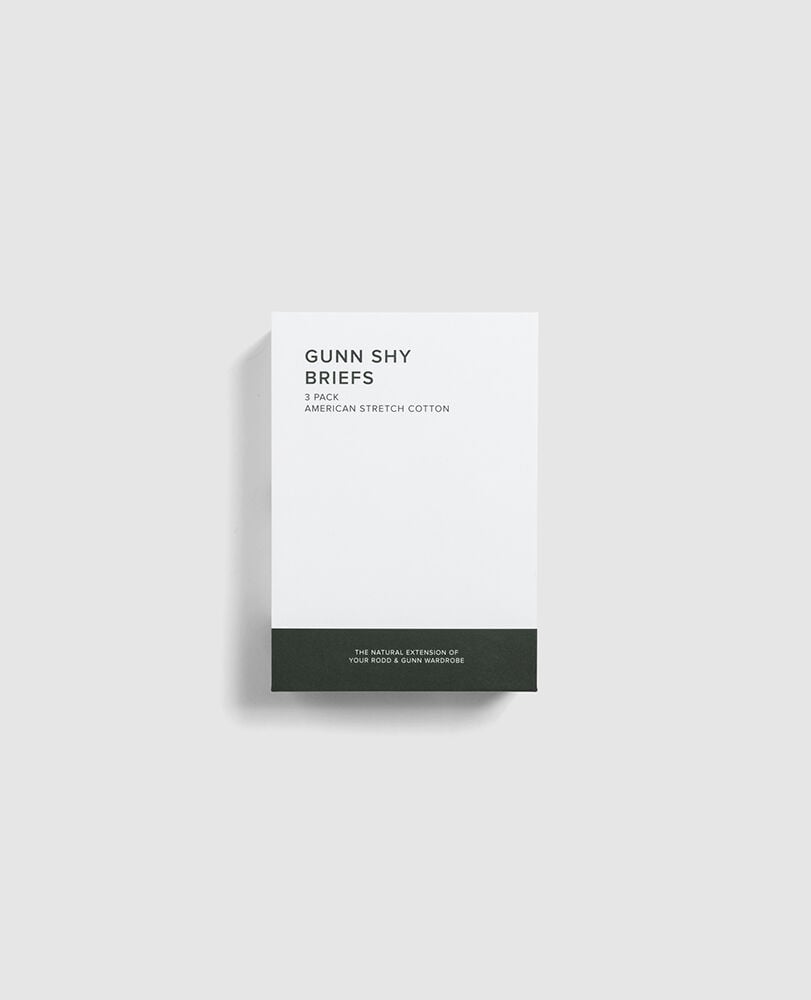 Gunn Shy Brief 3 Pack, WHITE, Off Front